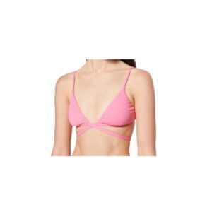 Jonathan Simkhai Harlen Bikini Top Flamingo Pink Medium NWT